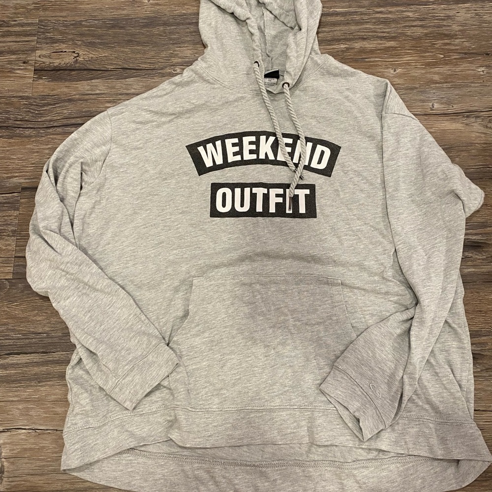 “Weekend outfit” womens champion sweatshirt